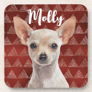 Chihuahua Personalized Beverage Coaster Bier Onderzetter