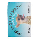 Chihuahua Personalized Hondenliefhebber Bath Mat (Voorkant Verticaal)