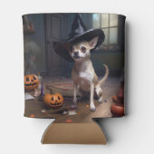 Chihuahua pompoenen Halloween eng Blikjeskoeler (Achterkant)