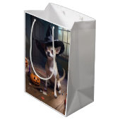 Chihuahua pompoenen Halloween eng Medium Cadeauzakje (Achterkant Gekanteld)