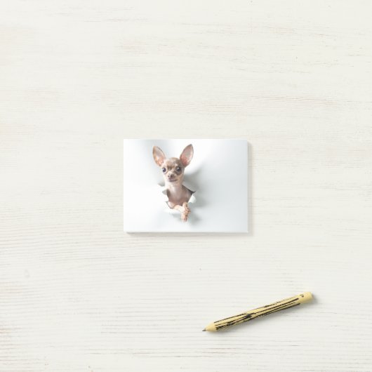Chihuahua Post-it® Notes (Op bureau)