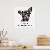 Chihuahua poster (Keuken)