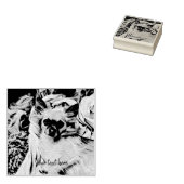 Chihuahua power gepersonaliseerd 	rubberstempel (Gestempeld)