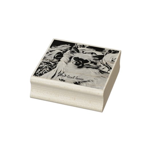 Chihuahua power gepersonaliseerd 	rubberstempel (Stempel)