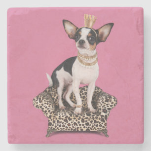 Chihuahua Princess Stenen Onderzetter