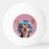 Chihuahua pruik pingpongballen (Voorkant)