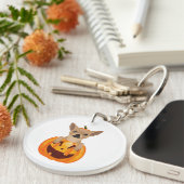 Chihuahua Pumpkin Sleutelhanger (Voorkant Rechts)