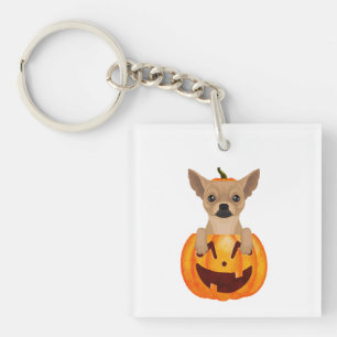 Chihuahua Pumpkin Sleutelhanger