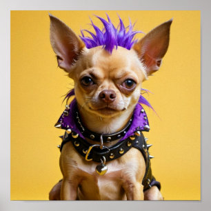 CHIHUAHUA PUNK ROCK 6 POSTER