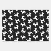 Chihuahua Puppies Classic Black en White Pattern Inpakpapier Vel (Voorkant 2)