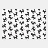 Chihuahua Puppies Classic Black en White Pattern Inpakpapier Vel (Voorkant)