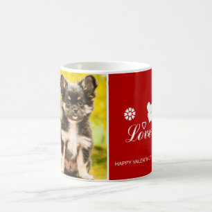 Chihuahua Puppy Dog Happy Valentijns Koffie Mok