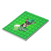 Chihuahua Puppy Dog St. Patrick's Day Groene Klave Notitieblok (Gedraaid)