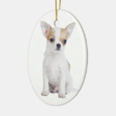 Chihuahua puppy keramisch ornament (Links)