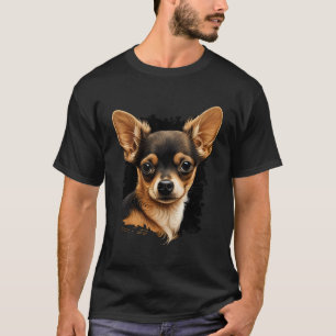 Chihuahua puppy mam grappige hond Schattige mooi m T-shirt