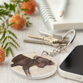 Chihuahua Puppy Walking Sleutelhanger (Voorkant Rechts)