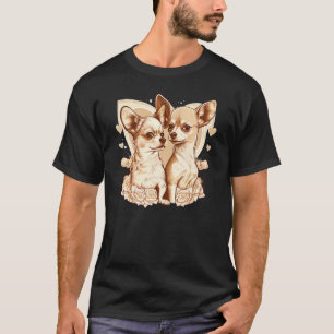 Chihuahua Puppys Leuke Honden Kleine Liefde Hart 8 T-shirt