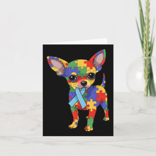 Chihuahua Puzzel Autisme Bewustzijn Autistische Vr Kaart