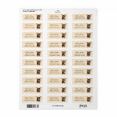 Chihuahua Return Address Label (Full Sheet)