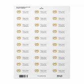 Chihuahua Return Address Labels (Full Sheet)