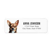 Chihuahua Return Address Labels (Voorkant)