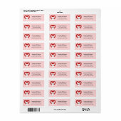 Chihuahua Return Address Labels (Full Sheet)