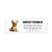Chihuahua Return Address Labels (Voorkant)