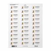 Chihuahua Return Address Labels (Full Sheet)