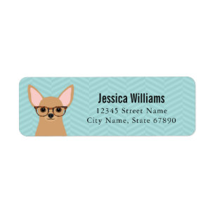 Chihuahua Return Address Labels
