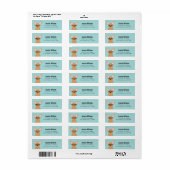 Chihuahua Return Address Labels (Full Sheet)