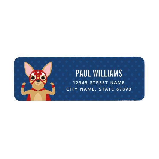 Chihuahua Return Address Labels (Voorkant)