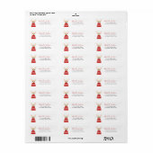 Chihuahua Return Address Labels (Full Sheet)