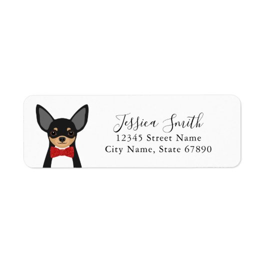 Chihuahua Return Address Labels (Voorkant)
