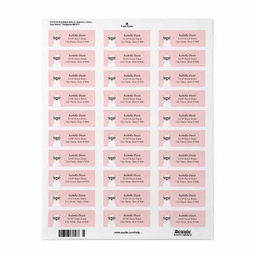 Chihuahua Return Address Labels (Full Sheet)