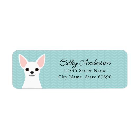 Chihuahua Return Address Labels (Voorkant)