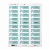 Chihuahua Return Address Labels (Full Sheet)