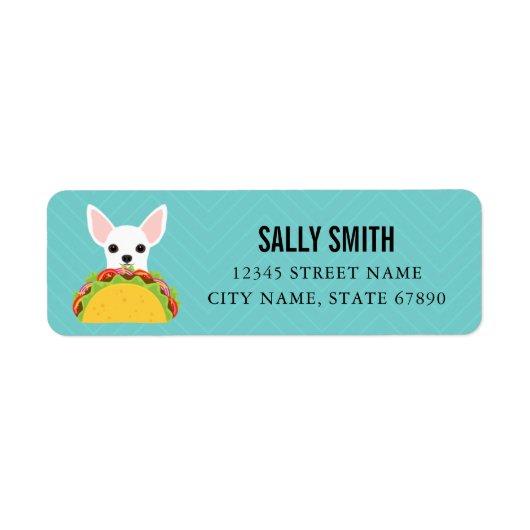 Chihuahua Return Address Labels (Voorkant)