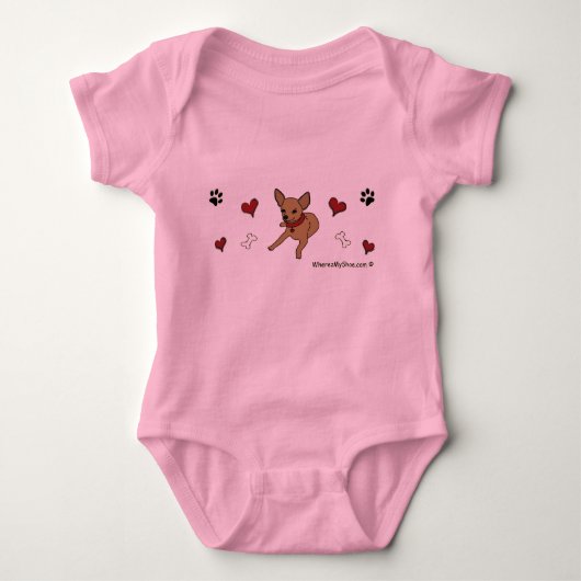 chihuahua romper (Voorkant)