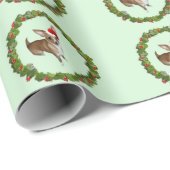 Chihuahua Santa Cadeaupapier (Rol Hoek)
