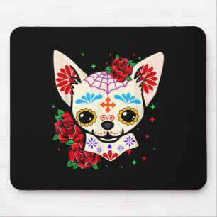 Chihuahua-schedels Dag Van De Doden Suikeren Sched Muismat