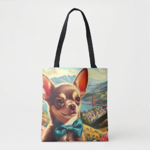 Chihuahua schilderij Draagtas