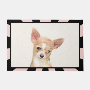 Chihuahua Schilderij - Mooie Originele Honden Kuns Deurmat