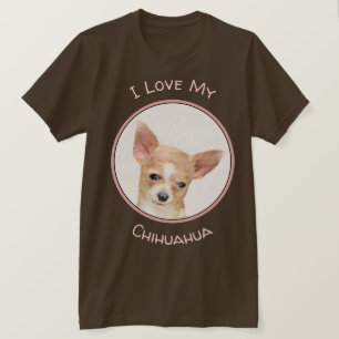 Chihuahua Schilderij - Mooie Originele Honden Kuns T-shirt