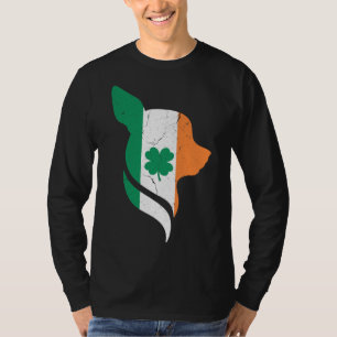 Chihuahua Shamrock C St Patricks Day T-shirt