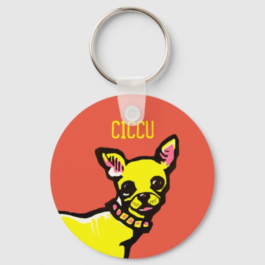 Chihuahua Sleutelhanger (Voorkant)