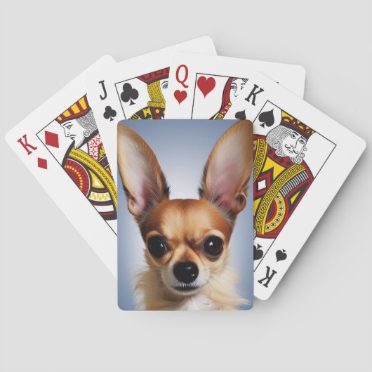 Chihuahua-speelkaarten Pokerkaarten (Achterkant)
