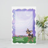 Chihuahua Stationery Briefpapier (Staand voorkant)