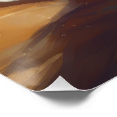 Chihuahua strand surfen schilderij perfect poster (Hoek)