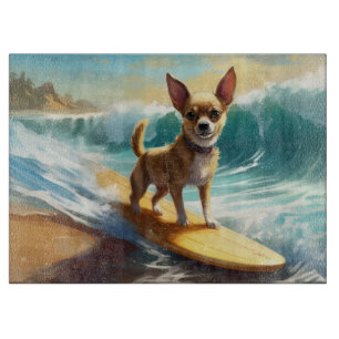 Chihuahua Strand Surfschilderkunst Snijplank
