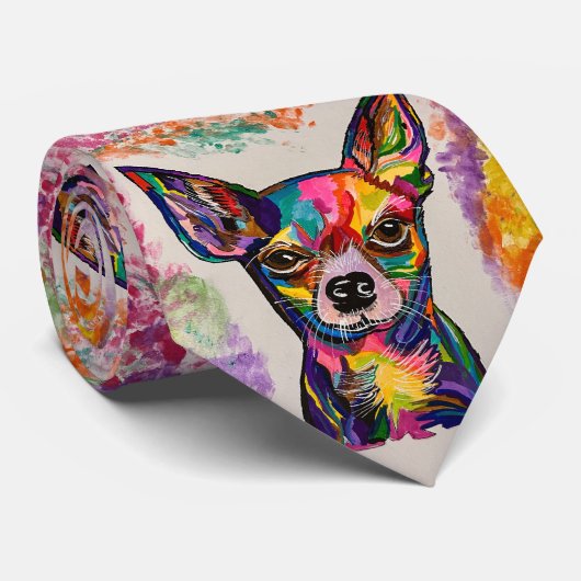 Chihuahua-Stropdas Stropdas (Opgerold)